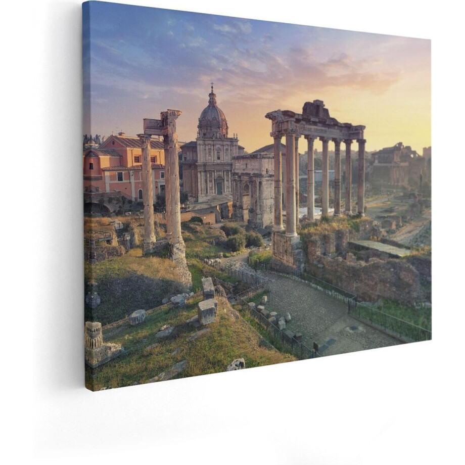 Artaza Canvas Schilderij Romeins Forum - 50x40 cm - Wanddecoratie Italië - Muurdecoratie Rome - Kamer Accessoires Skyline Artaza Canvas Schilderij Romeins Forum - 50x40 cm - Wanddecoratie Italië - Muurdecoratie Rome - Kamer Accessoires Skyline afbeelding 1