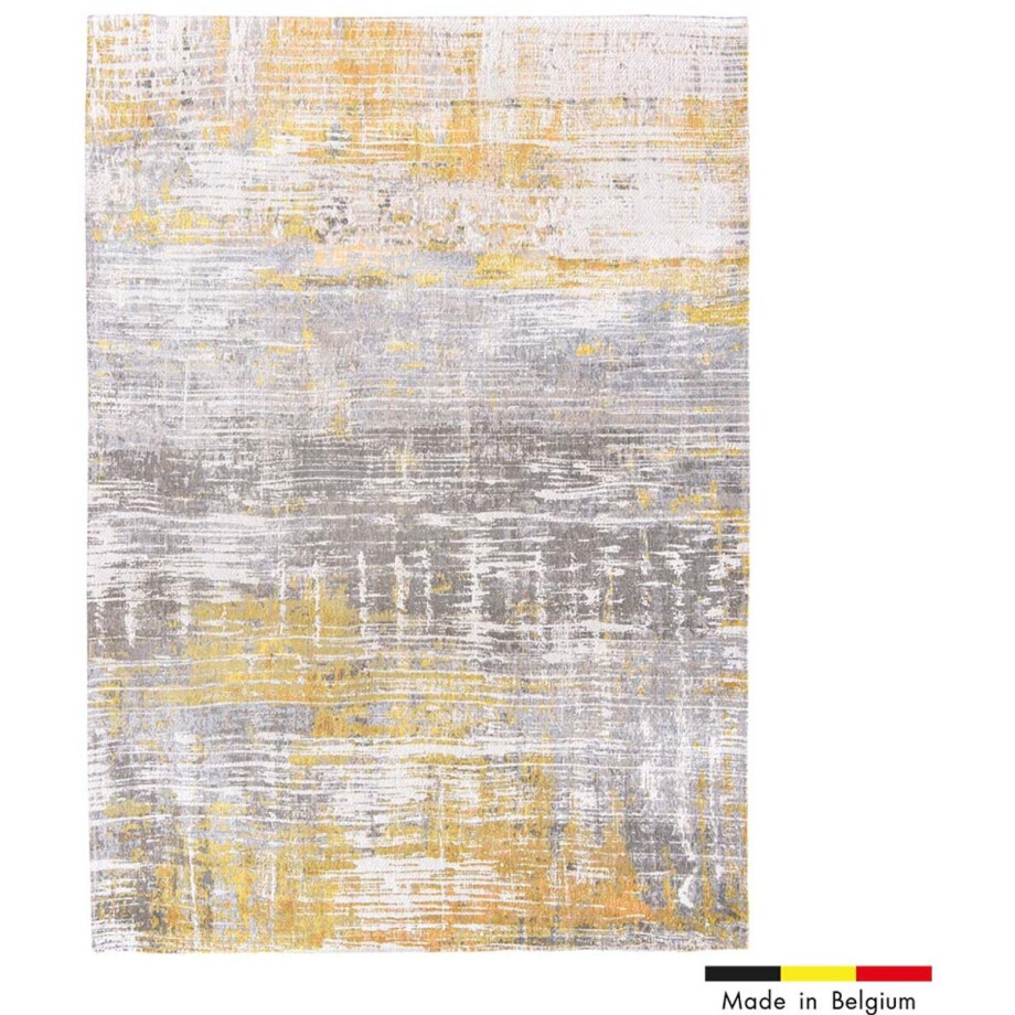 Wasbaar Binnen & Buiten Vloerkleed - 170 x 240 cm - Louis De Poortere Streaks Sea Bright Sunny - Laagpolig Tapijt - Gerecycled PET - Made in Belgium - Circulair Wasbaar Binnen & Buiten Vloerkleed - 170 x 240 cm - Louis De Poortere Streaks Sea Bright Sunny - Laagpolig Tapijt - Gerecycled PET - Made in Belgium - Circulair afbeelding 1