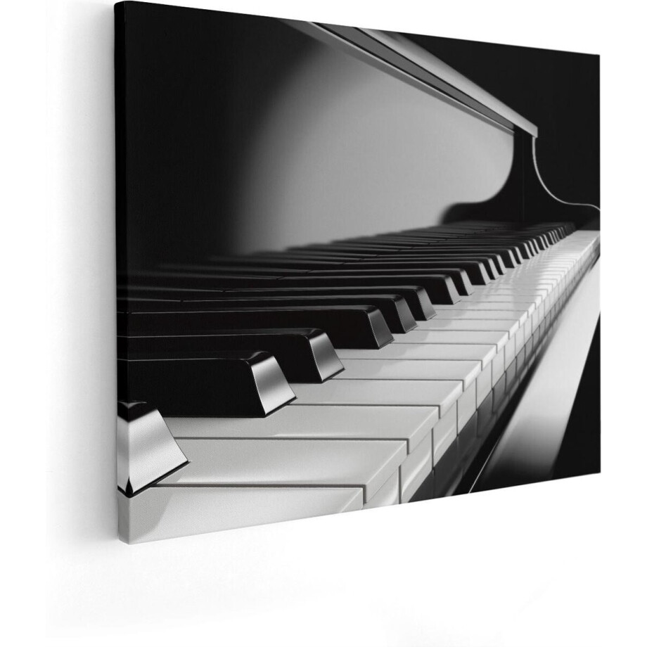 Artaza Canvas Schilderij Pianotoetsen - Noten - Piano - 50x40 - Foto Op Canvas - Canvas Print Artaza Canvas Schilderij Pianotoetsen - Noten - Piano - 50x40 - Foto Op Canvas - Canvas Print afbeelding 1