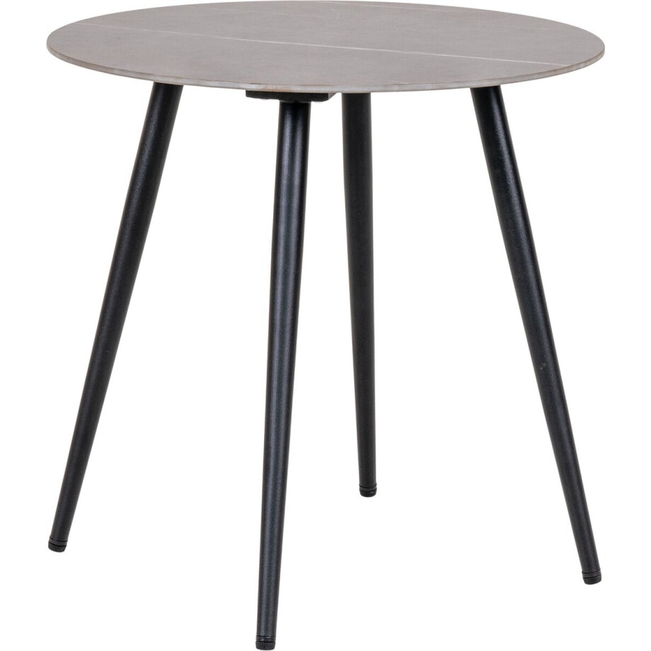 House Nordic Bijzettafel Lazio Keramiek Grijs Ø45cm afbeelding 1