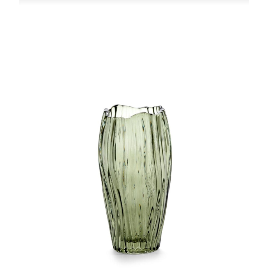Serax Vaas-Vaas voor Bloemen Glas Groen D 10,3 cm H 20 cm Serax Vaas-Vaas voor Bloemen Glas Groen D 10,3 cm H 20 cm afbeelding 1