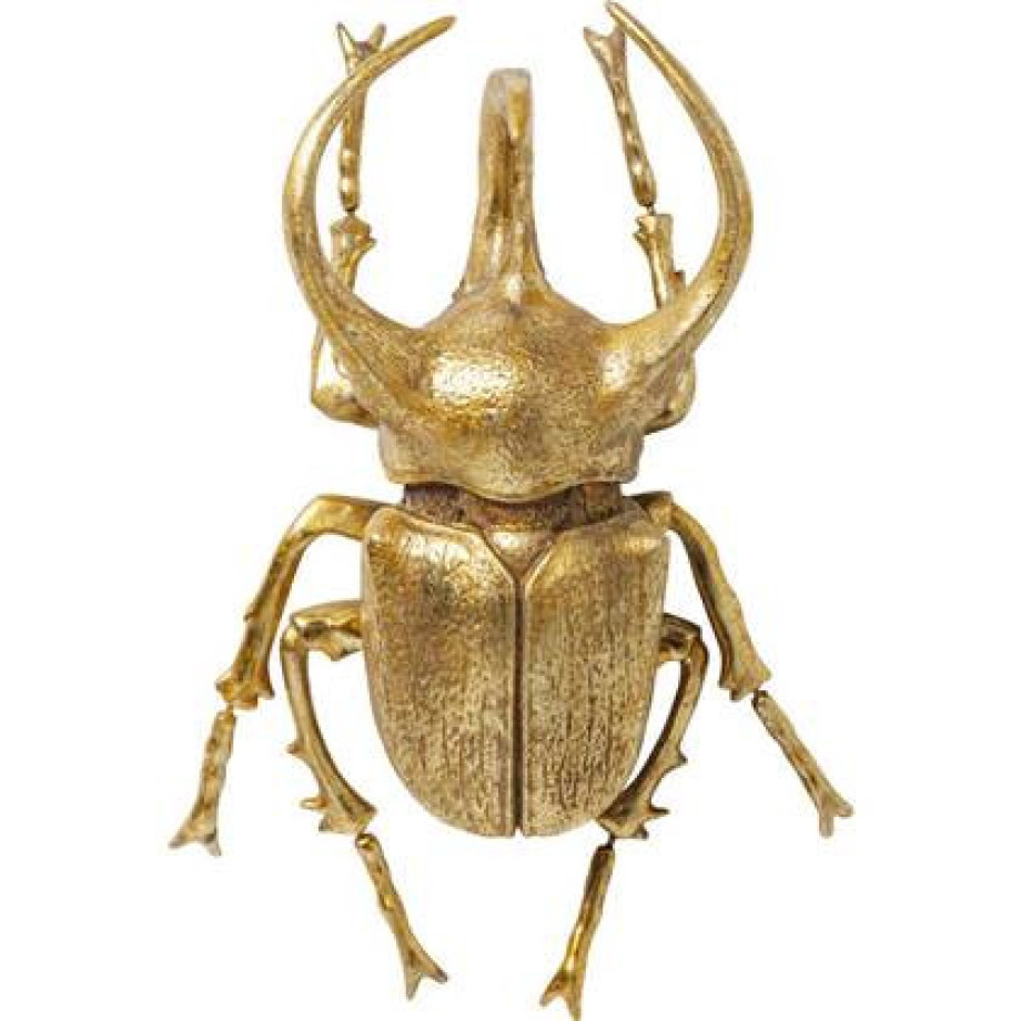 Kare Design Wanddecoratie Atlas Beetle Gold afbeelding 1