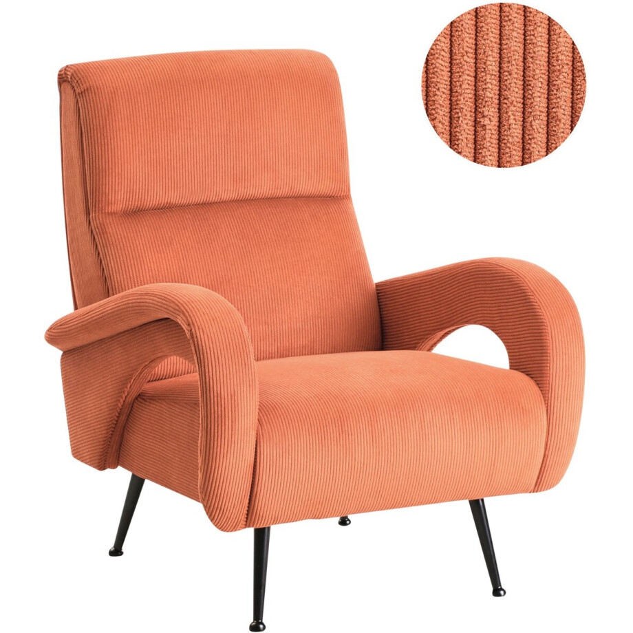 SVALOV - Fauteuil - Oranje - Corduroy afbeelding 1