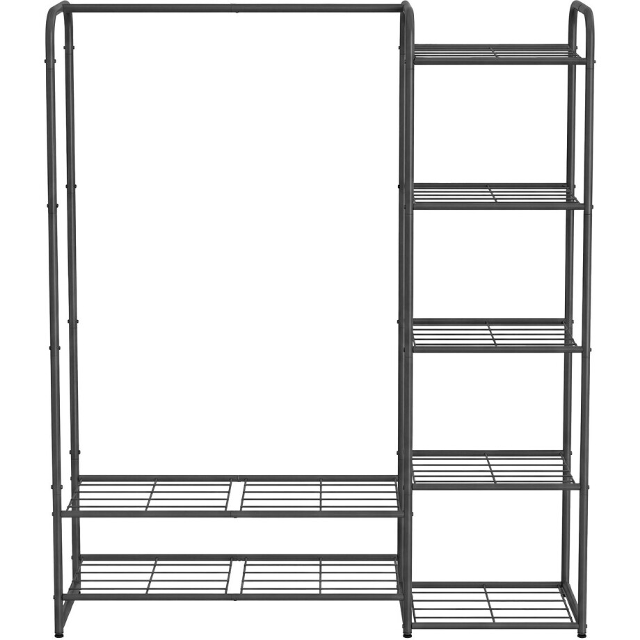 SONGMICS - Kledingkast - Metaal - Vrijstaand - 29 x 110 x 158 cm SONGMICS - Kledingkast - Metaal - Vrijstaand - 29 x 110 x 158 cm afbeelding 1