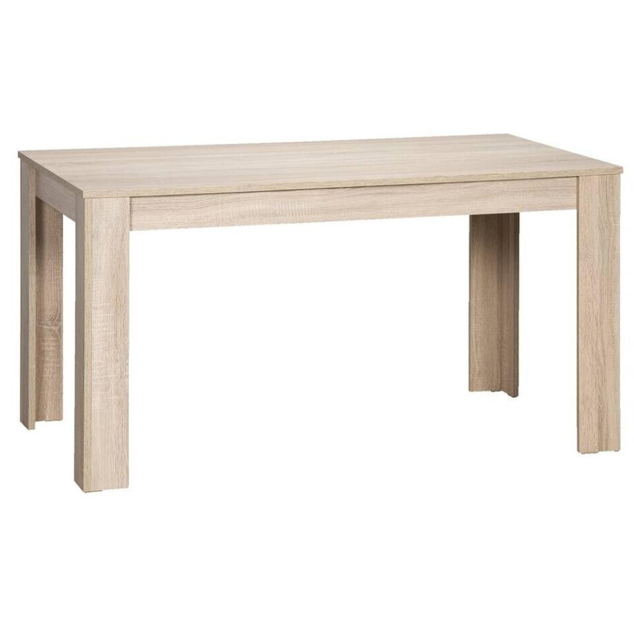 Leen Bakker - Eetkamertafel Sepp - Eikenkleur - 75x120x80 Cm - Spaanplaat - Bruin Leen Bakker - Eetkamertafel Sepp - Eikenkleur - 75x120x80 Cm - Spaanplaat - Bruin afbeelding 1