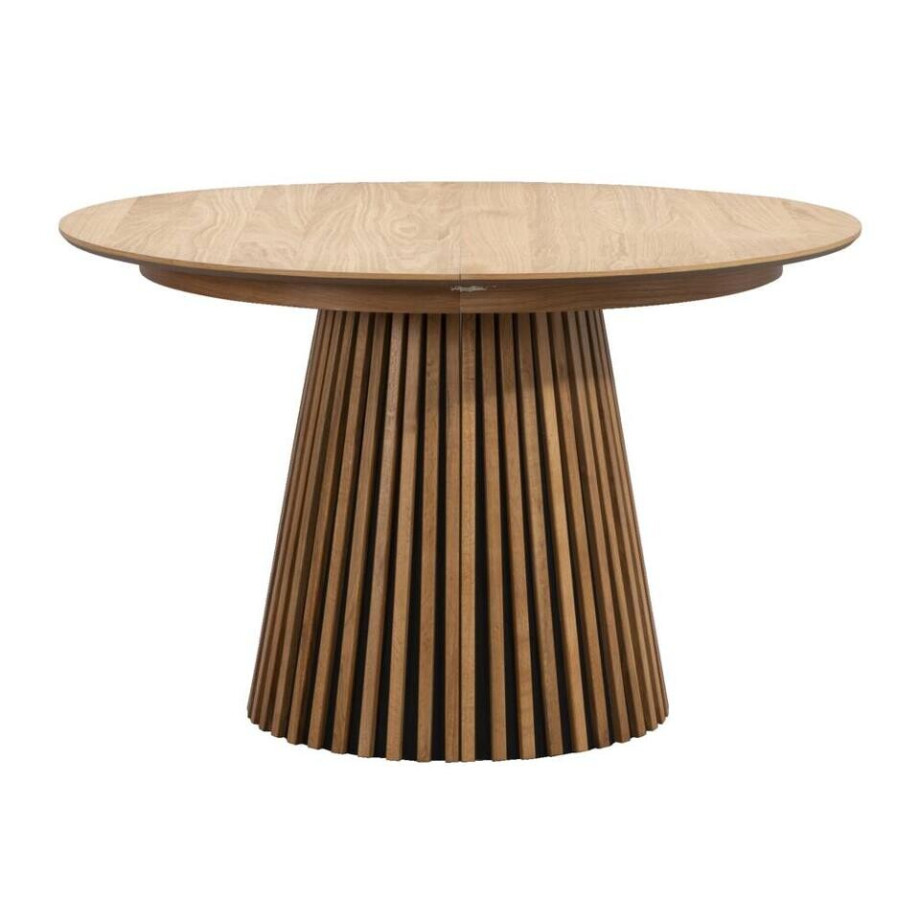 Leen Bakker - Eettafel Irene - Walnoot - Uitschuifbaar - MDF - Bruin - 120x120x75 Cm Leen Bakker - Eettafel Irene - Walnoot - Uitschuifbaar - MDF - Bruin - 120x120x75 Cm afbeelding 1