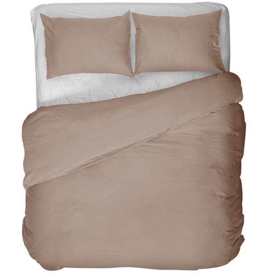 Kayori Saya Dekbedovertrek - Extra breed - 260x200/220 cm - Oudroze Kayori Saya Dekbedovertrek - Extra breed - 260x200/220 cm - Oudroze afbeelding 1