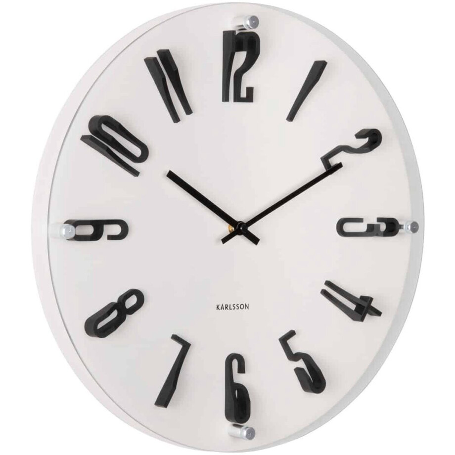 Karlsson Wandklok Esencia Elevated - Warmgrijs - Ø40cm - Wandklok Modern afbeelding 1