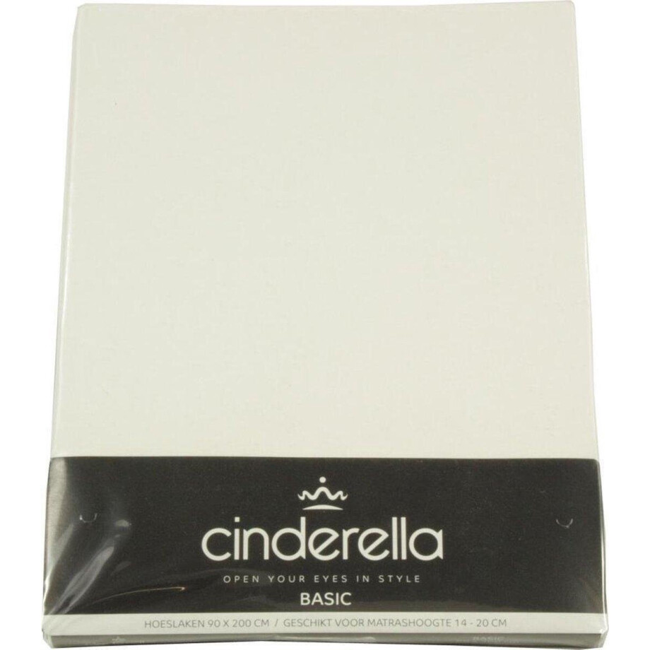 Cinderella Basic Hoeslaken Natur-140 x 200 cm afbeelding 1