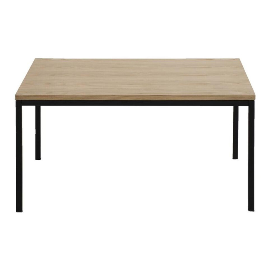 Leen Bakker - Salontafel Pello - 40x80x80 Cm - MDF - Bruin Leen Bakker - Salontafel Pello - 40x80x80 Cm - MDF - Bruin afbeelding 1