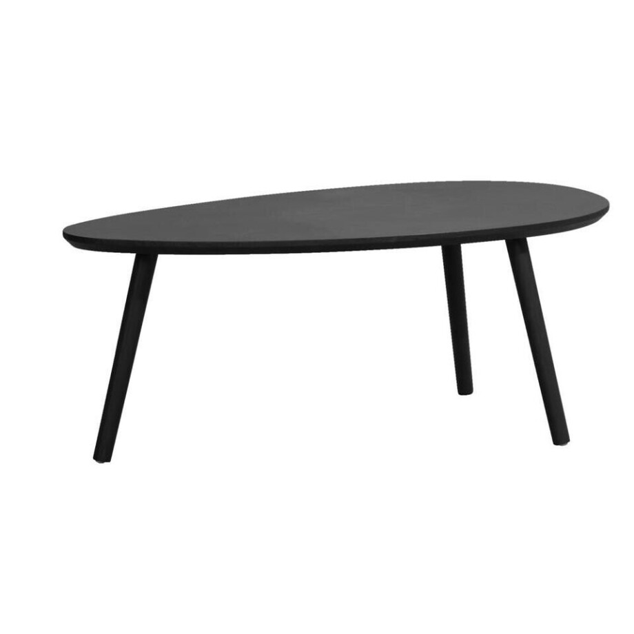 Leen Bakker - Salontafel Arvin - 50x100x40 Cm - MDF - Zwart Leen Bakker - Salontafel Arvin - 50x100x40 Cm - MDF - Zwart afbeelding 1