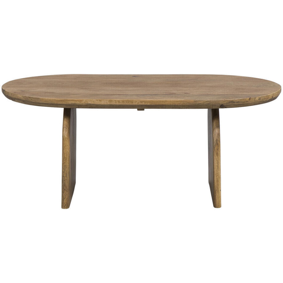 Leen Bakker - Salontafel Olivier - 100x50x40 Cm - Mangohout - Bruin Leen Bakker - Salontafel Olivier - 100x50x40 Cm - Mangohout - Bruin afbeelding 1