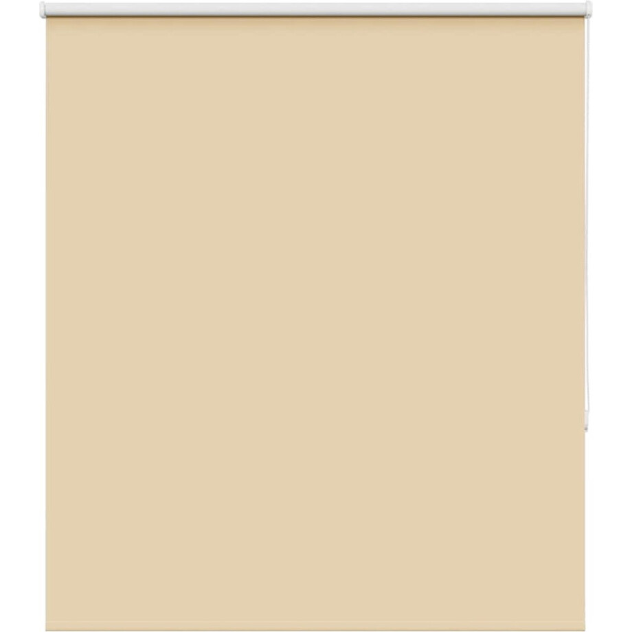 vidaXL - Rolgordijn - verduisterend - 120x175 - cm - stofbreedte - 116,6 - cm - beige afbeelding 1