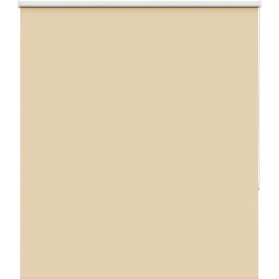 vidaXL - Rolgordijn - verduisterend - 130x150 - cm - stofbreedte - 126,6 - cm - beige afbeelding 1