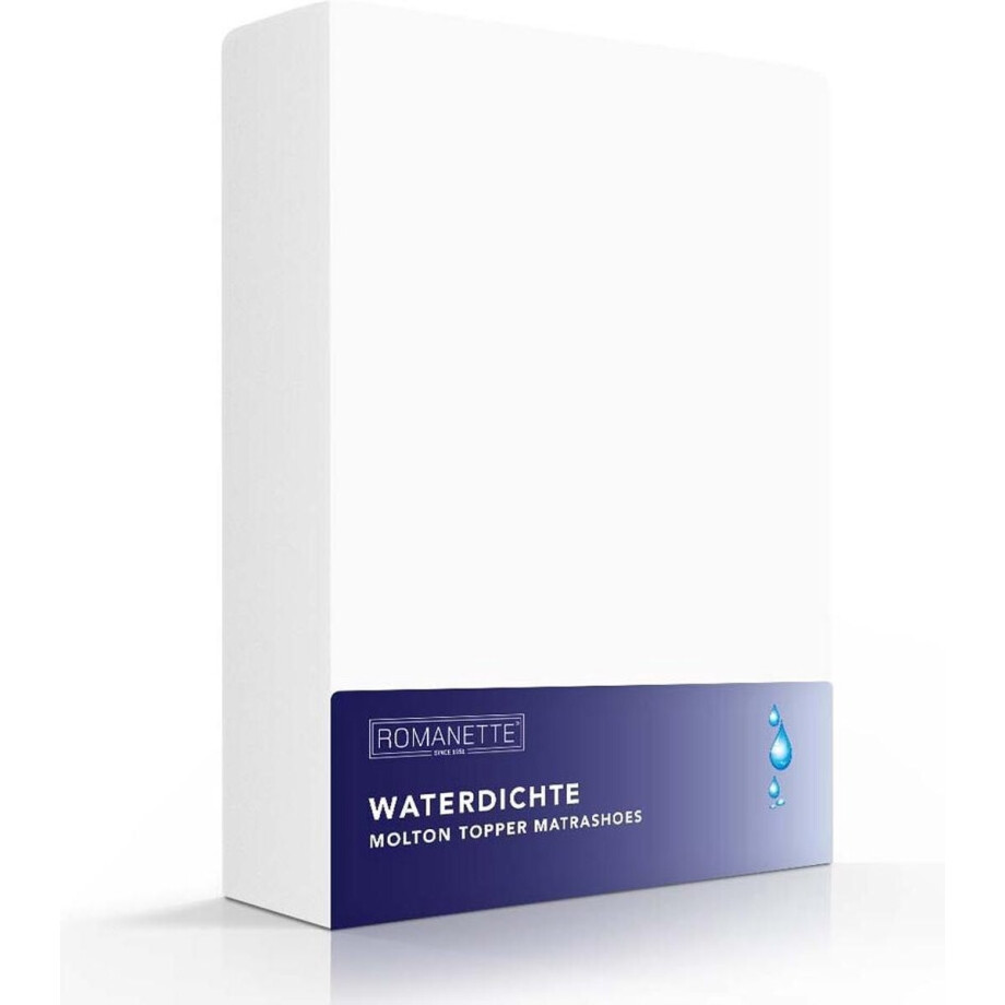 Luxe Waterdicht Molton Topper Hoeslaken afbeelding 1