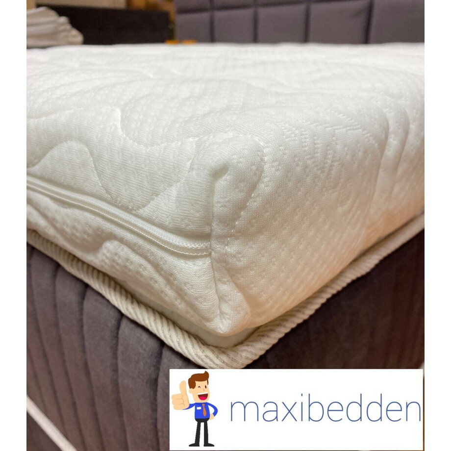 Maxibedden Dream - Topmatras - 80x200- Topper Matras HR Koudschuim - Hybrid - Topdekmatras - 7cm - Afritsbaar Wasbaar Tijk - Orthopedisch Purschuim - 4 Seizoens Topper Hotel XL - Anti Bacterieel - Gratis Retour Maxibedden Dream - Topmatras - 80x200- Topper Matras HR Koudschuim - Hybrid - Topdekmatras - 7cm - Afritsbaar Wasbaar Tijk - Orthopedisch Purschuim - 4 Seizoens Topper Hotel XL - Anti Bacterieel - Gratis Retour afbeelding 1
