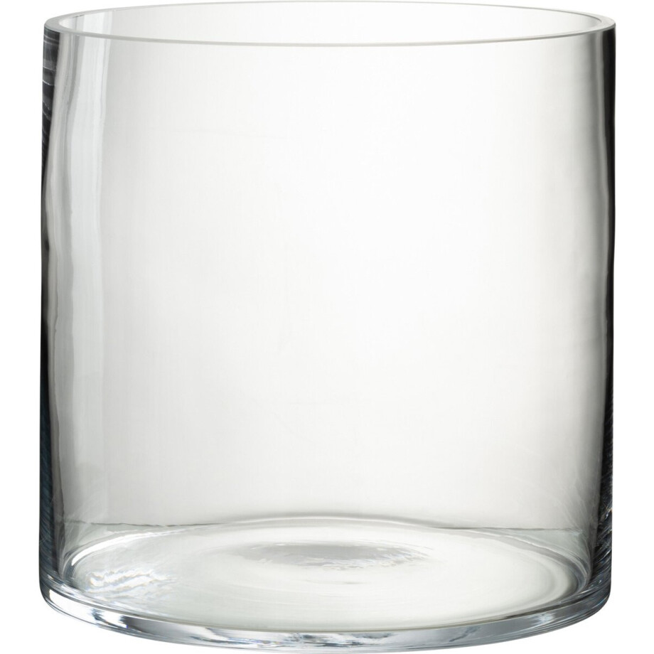 J-Line windlicht Rond - glas - transparant - large J-Line windlicht Rond - glas - transparant - large afbeelding 1