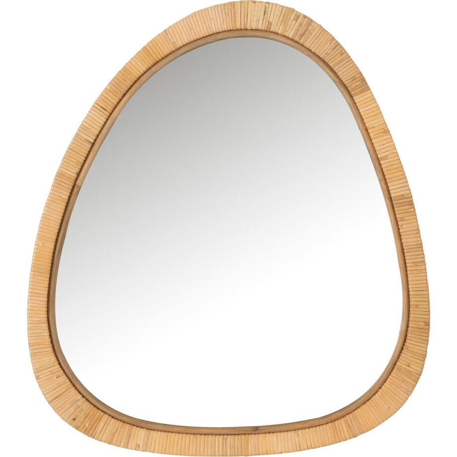 J-Line spiegel Paille - jute/glas - naturel - large - 60 x 66 cm J-Line spiegel Paille - jute/glas - naturel - large - 60 x 66 cm afbeelding 1