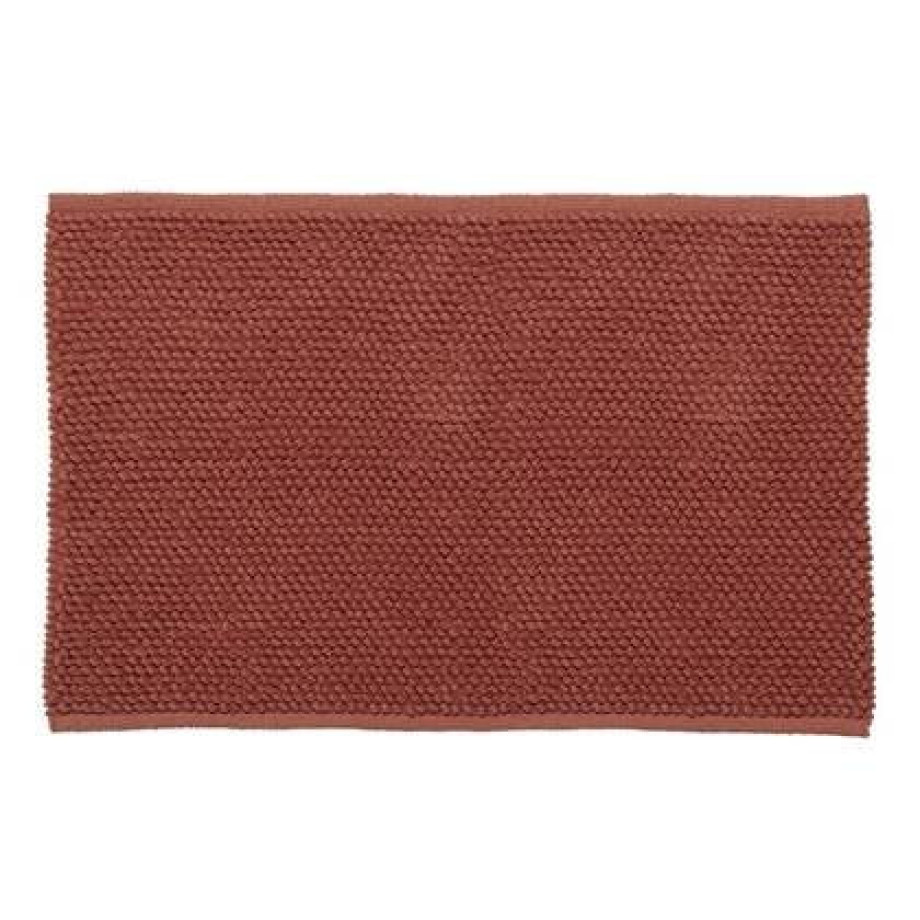 Sealskin Delhi Badmat - 60 x 90 cm - Terracotta afbeelding 1