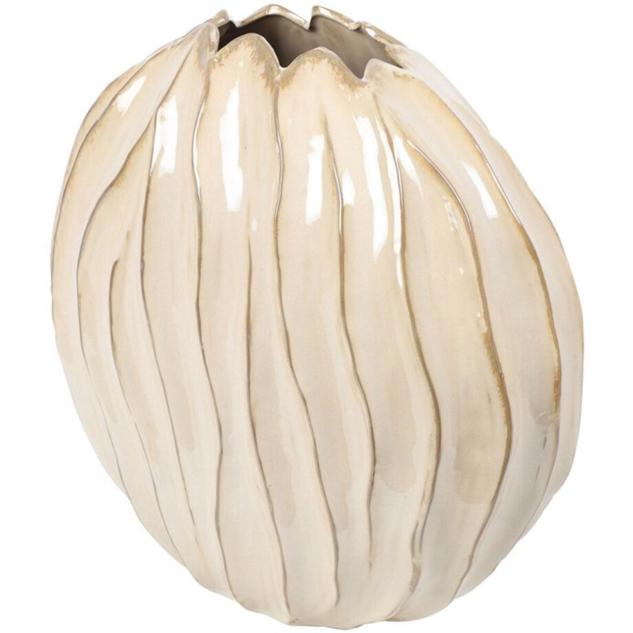 Countryfield Vaas Baron Boulder - Wit - 41 x 20 x 42 cm afbeelding 1