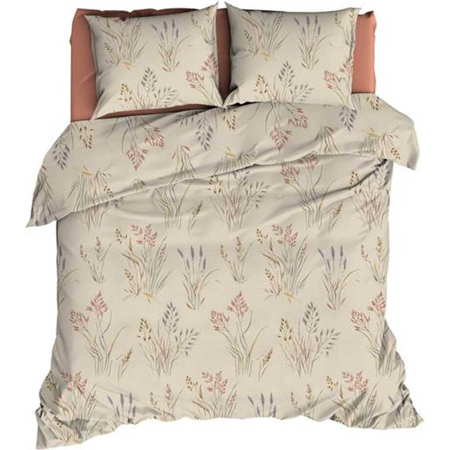 Romanette Farini Dekbedovertrek - Extra breed - 260x200/220 cm - Beige Romanette Farini Dekbedovertrek - Extra breed - 260x200/220 cm - Beige afbeelding 1