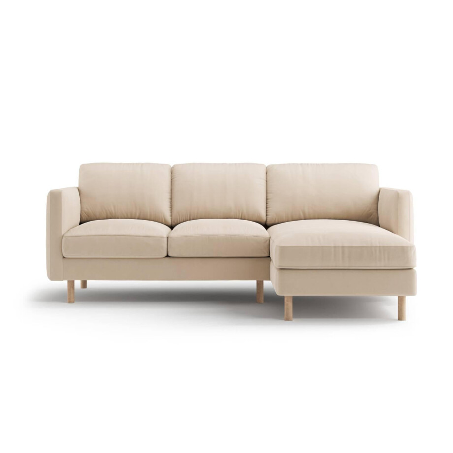 Hoekbank Eden rechts velvet | Micadoni afbeelding 1