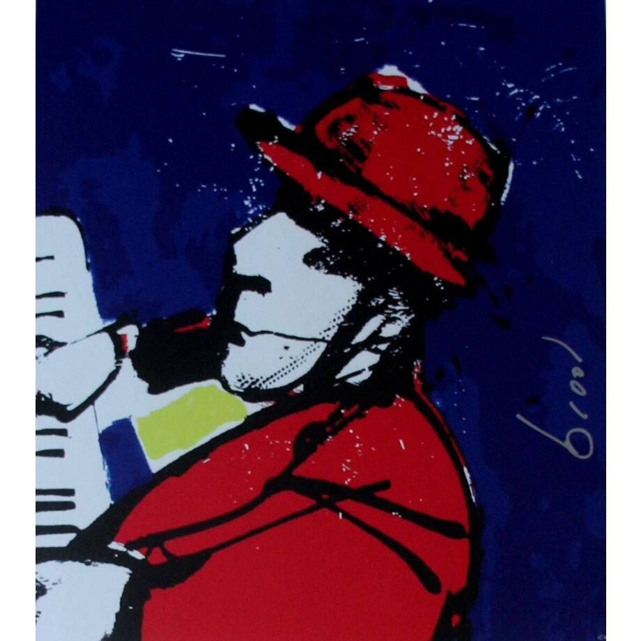 Herman Brood - zeefdruk afbeelding 1