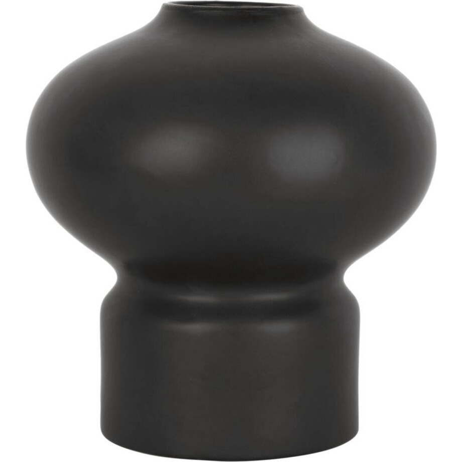 Present Time Vaas Eminent Sphere - Keramiek Zwart - Ø23x24,7cm Present Time Vaas Eminent Sphere - Keramiek Zwart - Ø23x24,7cm afbeelding 1