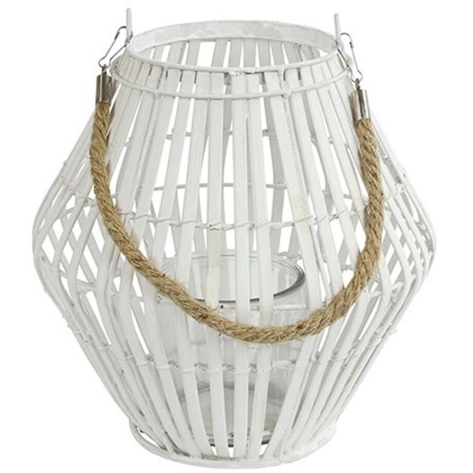 Windlicht Maite S – Wit (Countryfield) afbeelding 1