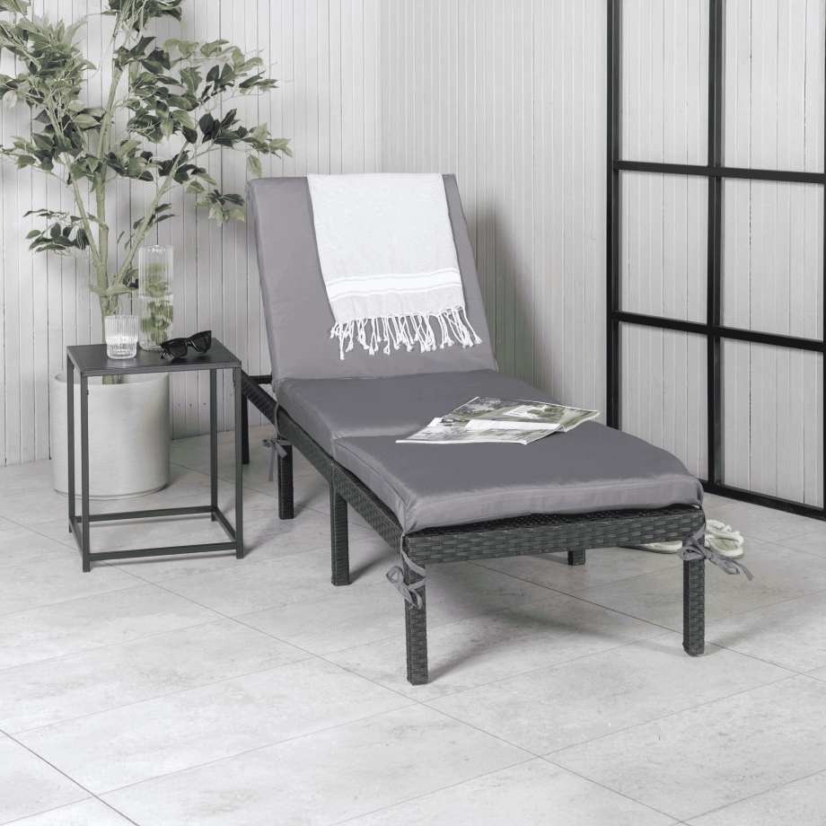 Nohr Ligbed 'Tyke' Wicker, kleur Zwart afbeelding 1