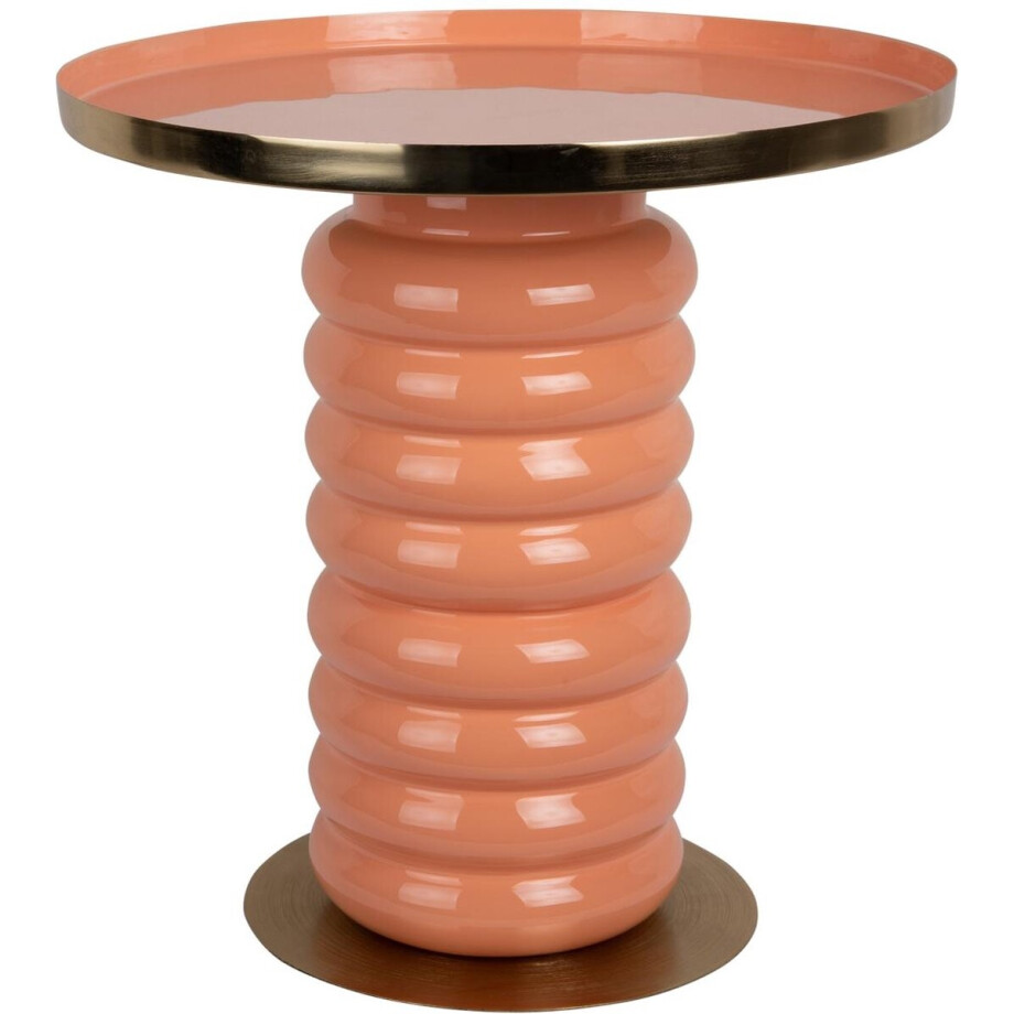 Leitmotiv Bijzettafel Ruby - Oranje - Ø41cm - Scandinavisch afbeelding 1