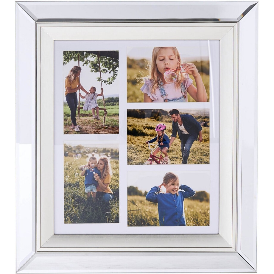 BELIANI MAKENI - Fotolijst - Zilver - Staand, Liggend - 44 cm - Glas afbeelding 1