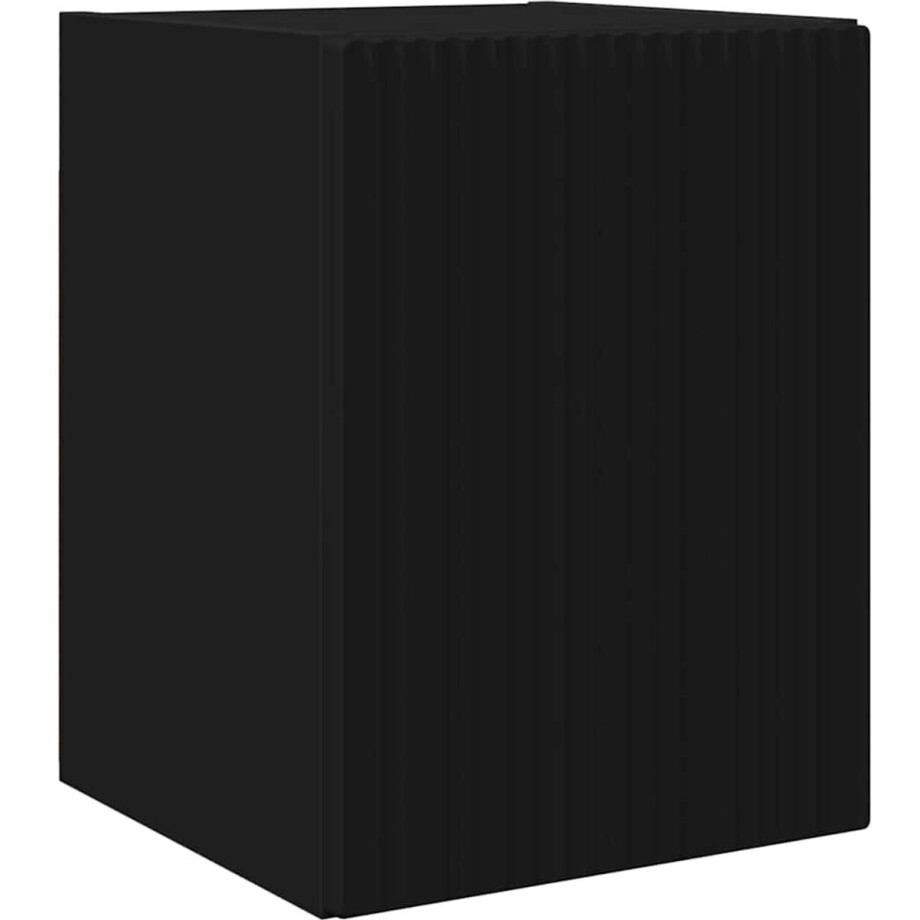 vidaXL - TV - Wandkast - Wandgemonteerd - Zwart - 30 - x - 31 - x - 40 - cm - Bewerkt - hout vidaXL - TV - Wandkast - Wandgemonteerd - Zwart - 30 - x - 31 - x - 40 - cm - Bewerkt - hout afbeelding 1