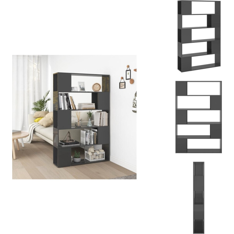 vidaXL Boekenkast - Boekenkasten - Boekenschap - Boekenschappen - afbeelding 1