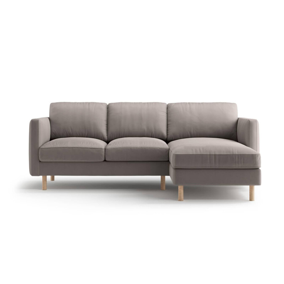 Hoekbank Eden rechts velvet | Micadoni Hoekbank Eden rechts velvet | Micadoni afbeelding 1