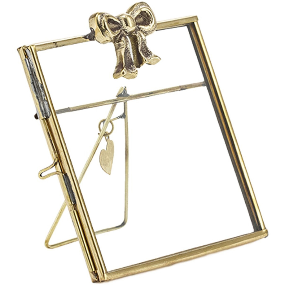 Doing Goods Fotolijstje - Bowie Bow Frame - Messing/Glas Doing Goods Fotolijstje - Bowie Bow Frame - Messing/Glas afbeelding 1
