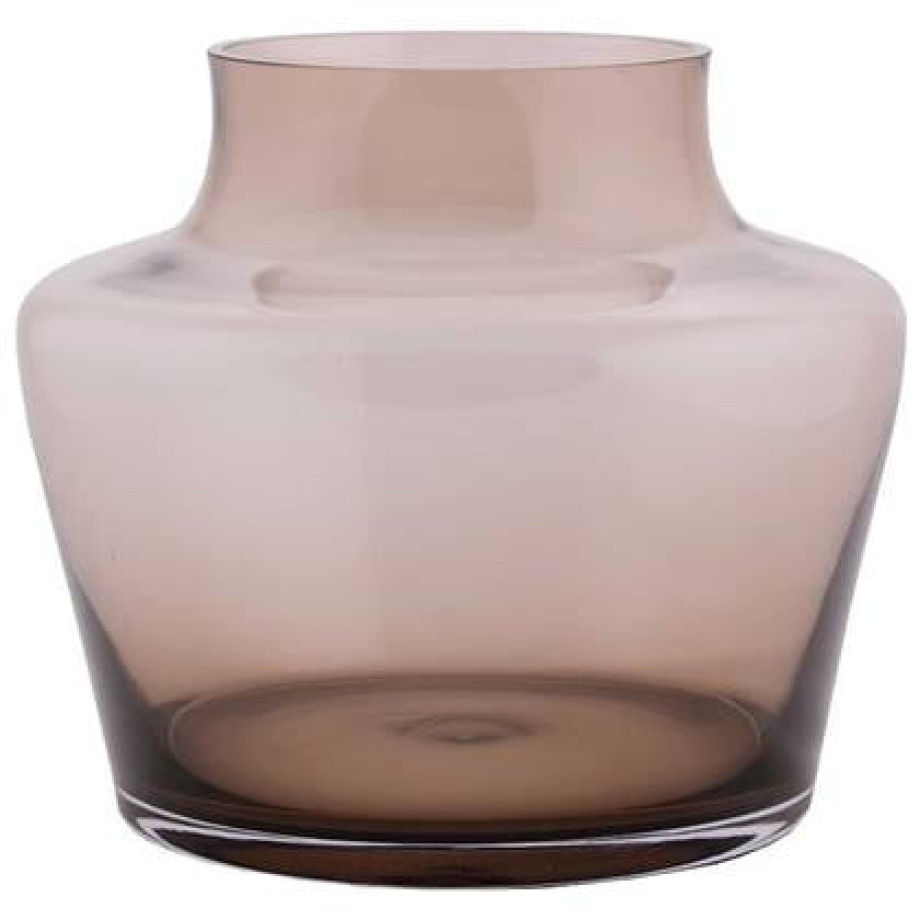 Vase The World Coral taupe Ã22,5 x H22 cm afbeelding 1
