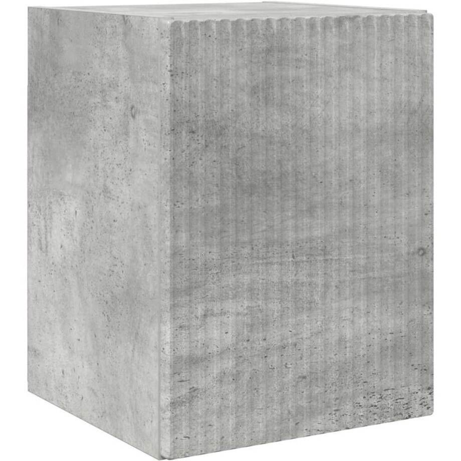 vidaXL - TV - Wandkast - 30 - x - 31 - x - 40 - cm - Beton - Bewerkt - hout vidaXL - TV - Wandkast - 30 - x - 31 - x - 40 - cm - Beton - Bewerkt - hout afbeelding 1