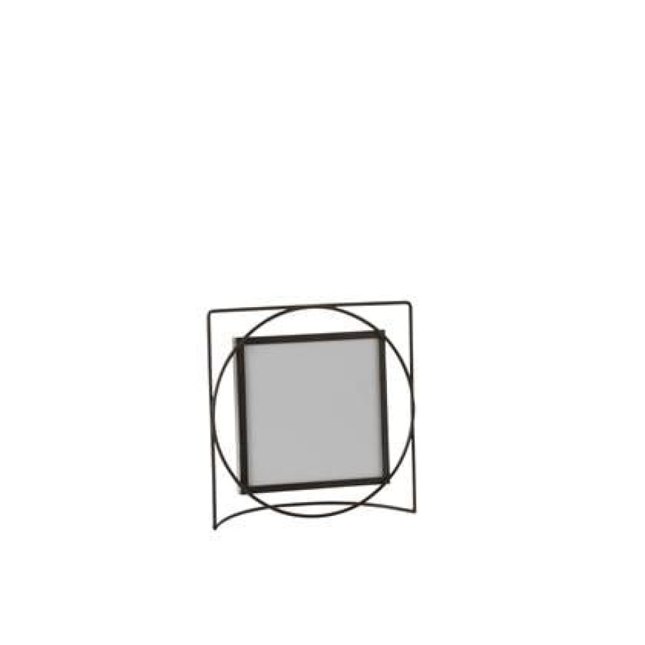 J-Line Fotokader Vierkant Metaal|Glas Donker Bruin afbeelding 1