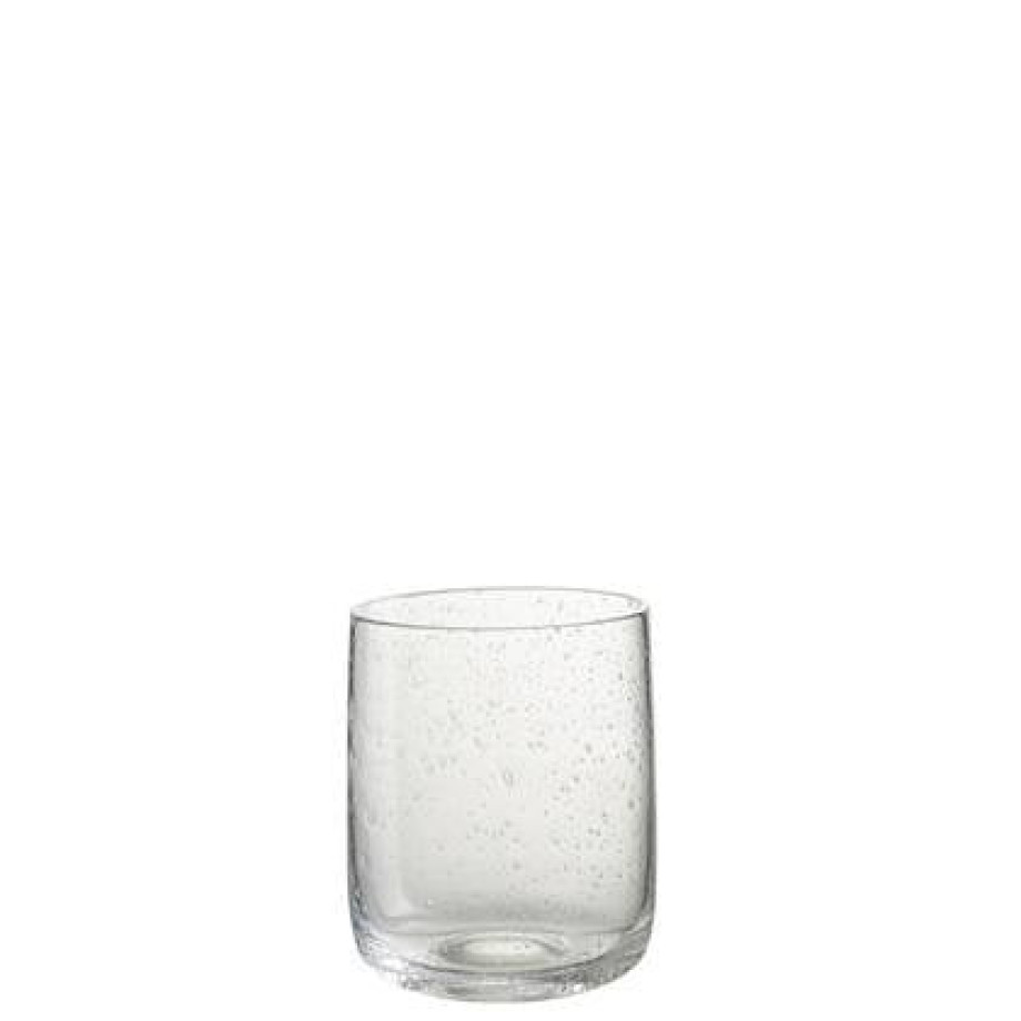 J-Line Yones glas - drinkglas - transparant - 6x afbeelding 1