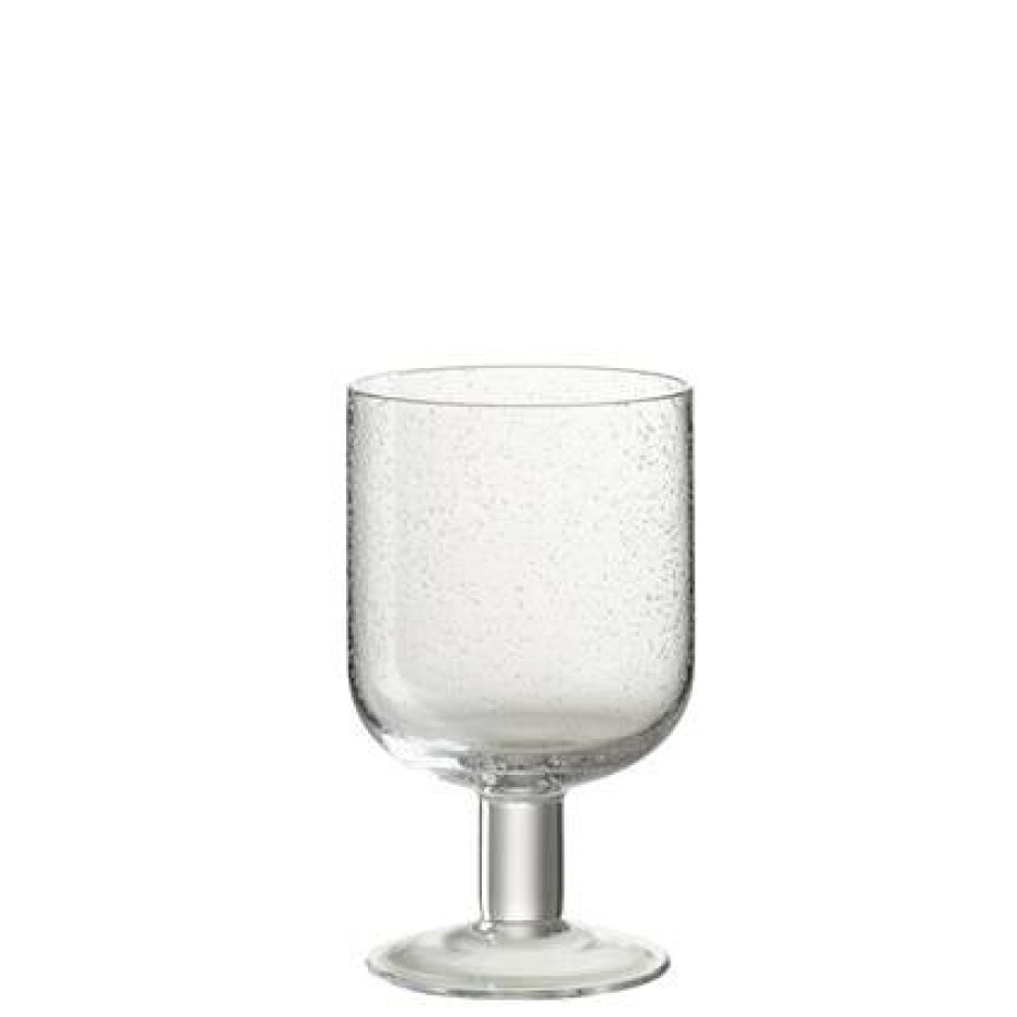 J-Line Tommy wijnglas - glas - transparant - 6x afbeelding 1