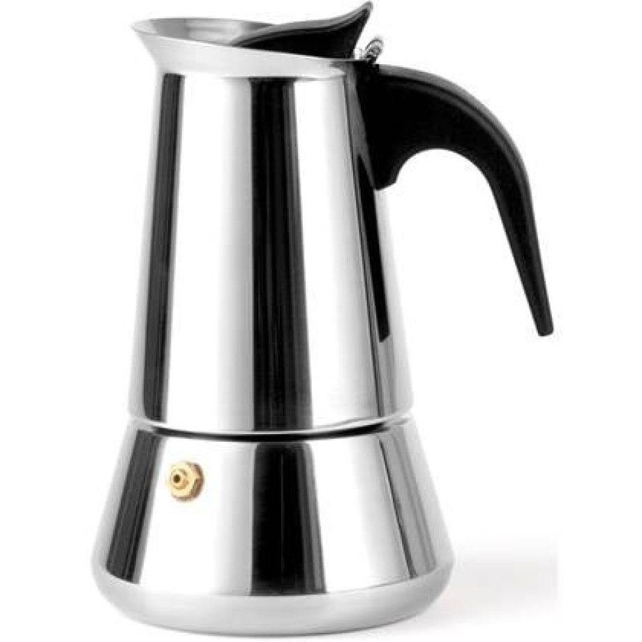 Leopold Vienna - Espressomaker Trevi 4-kops RVS afbeelding 1