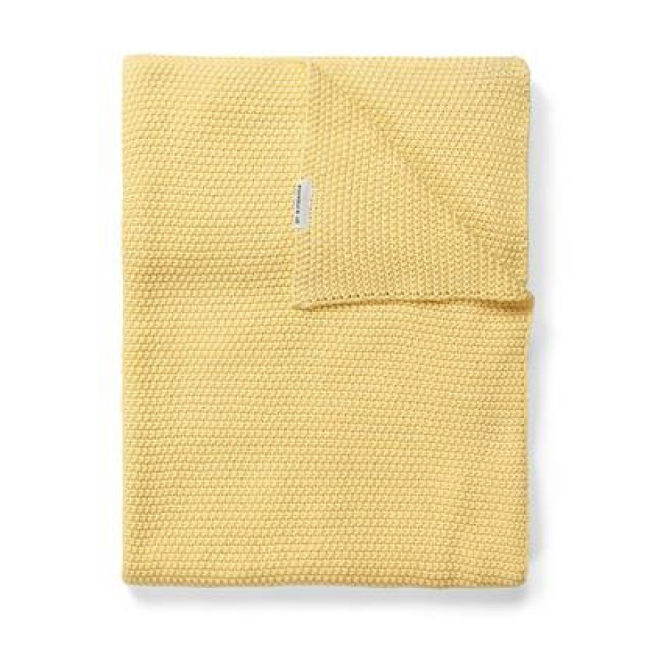 Marc O'Polo Nordic knit Plaid Pale Yellow 130 x 170 cm afbeelding 1