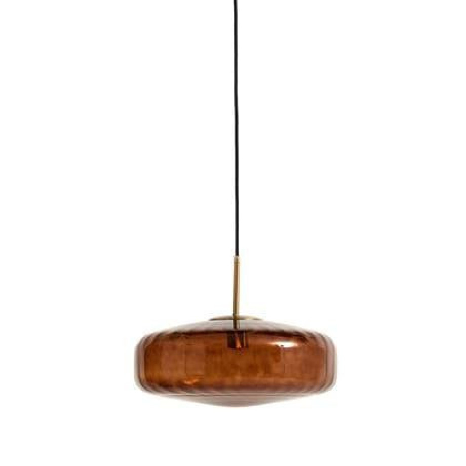 vtwonen Hanglamp Pleat - Antiek Bruin - Ã30cm afbeelding 1