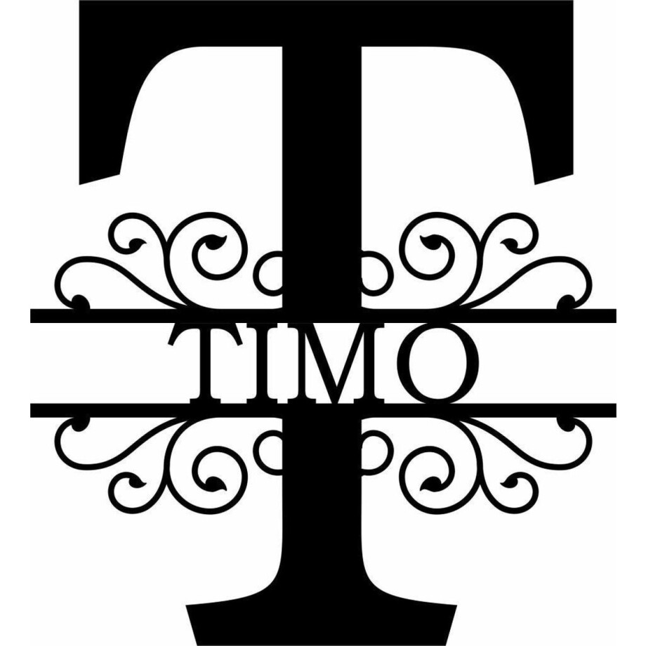 Wanddecoratie | Gepersonaliseerde letters A t/m Z - XL (60cm) afbeelding 1