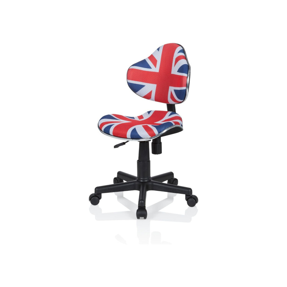 hjh OFFICE Kinder bureaustoel Kiddy GTI-2 (blauw/rood/wit) hjh OFFICE Kinder bureaustoel Kiddy GTI-2 (blauw/rood/wit) afbeelding 1