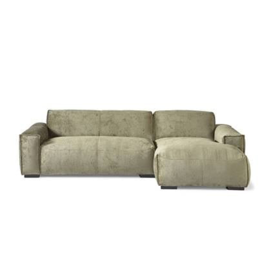 by fonQ Bulk Chaise Longue Rechts - Groen afbeelding 1