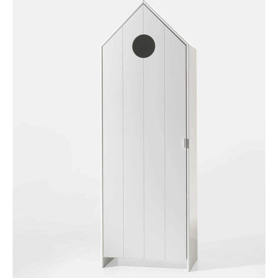 Vipack Kast Casami met deur - 58 x 172 x 37 cm - wit Vipack Kast Casami met deur - 58 x 172 x 37 cm - wit afbeelding 1
