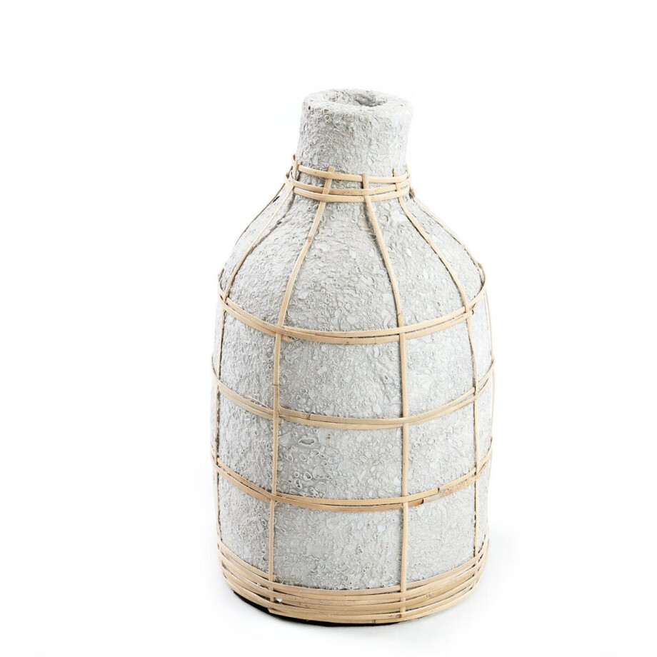 De Whoopy Vaas - Beton Naturel - L De Whoopy Vaas - Beton Naturel - L afbeelding 1