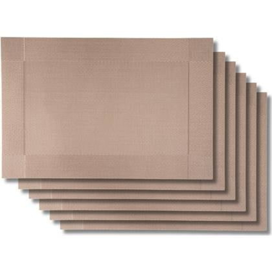 Jay Hill Placemats - Copper - 45 x 31 cm - 6 Stuks afbeelding 1
